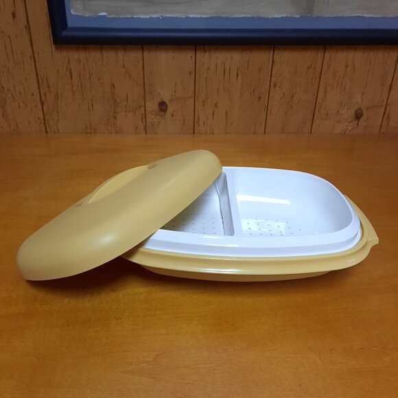 Serving Dish, Tupperware Four-piece Side-dish Server/Streamer - Picture 1 of 4